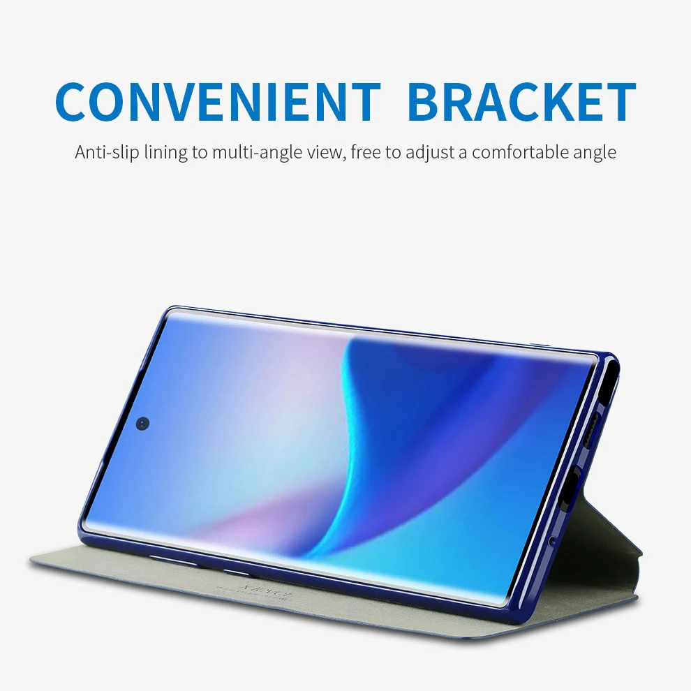 X-Level кожаный чехол-держатель для samsung Galaxy Note 10 plus ультра тонкий флип-чехол для телефона для samsung Note 10 чехол Note10