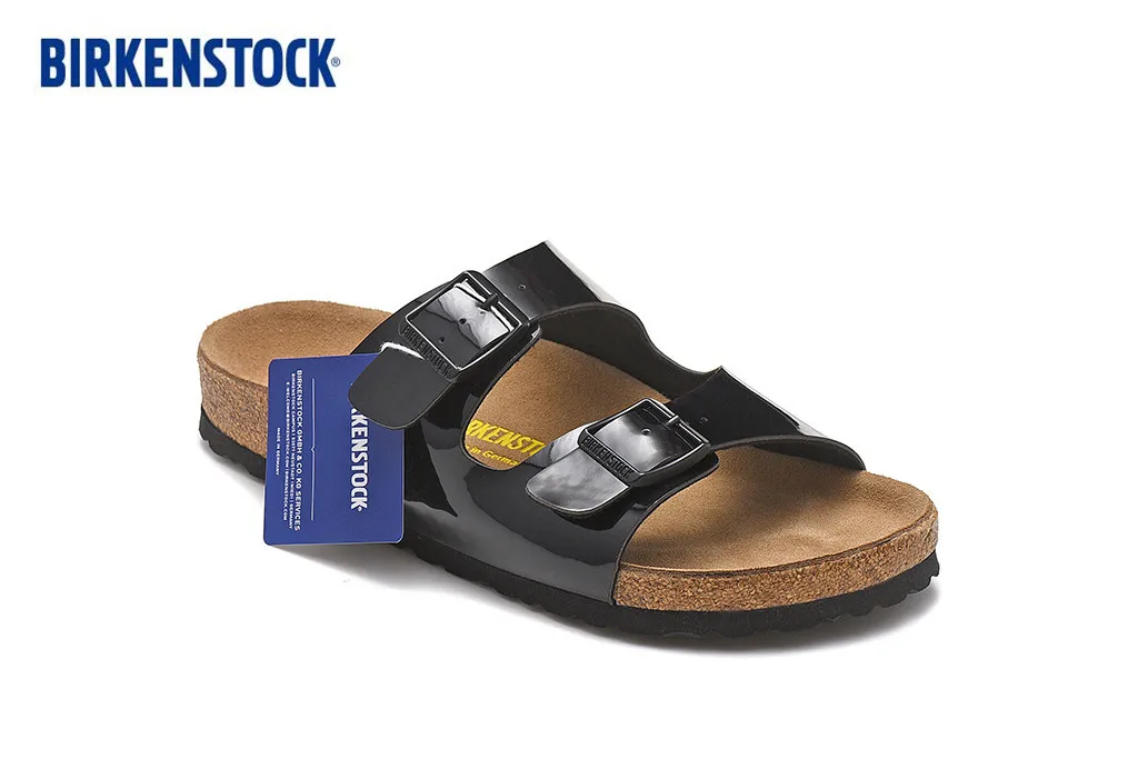 Birkenstock Arizona летние мужские и женские сандалии на плоской подошве пробковые