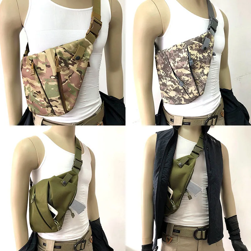 

Outdoor Sports Single Shoulder Anti-Theft Waterproof Field Multi-Function Tactical Storage Bag Oblique Back Men's Chest Bag