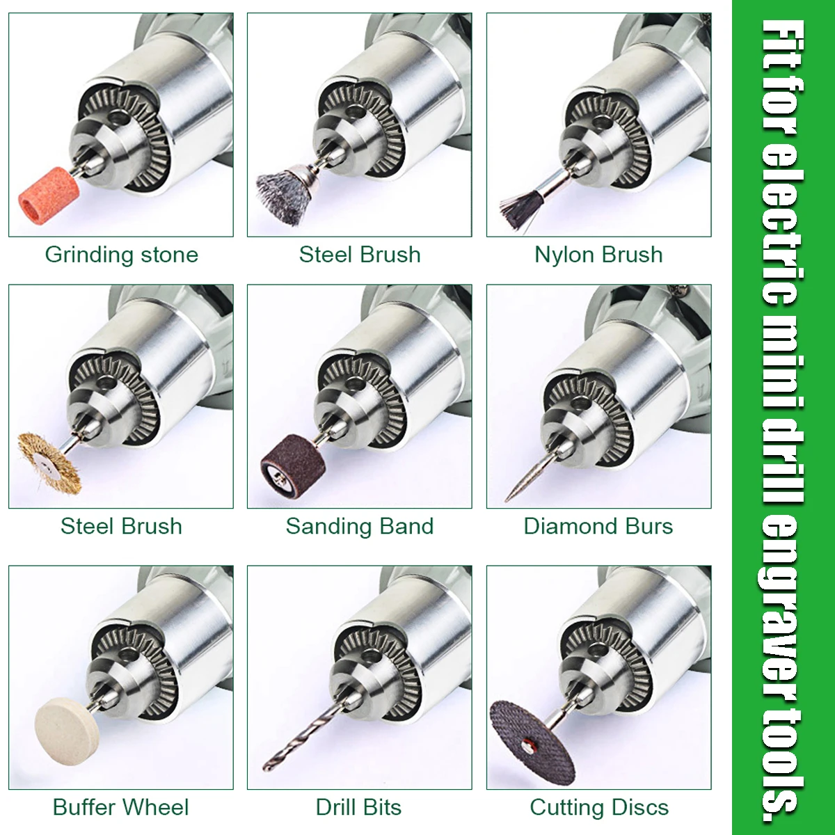 

Electric Drill Dremel Grinder Engraver Pen Accessories Set Electric Rotary Tool Electric drill accessories 220V For DEKO DKRT01
