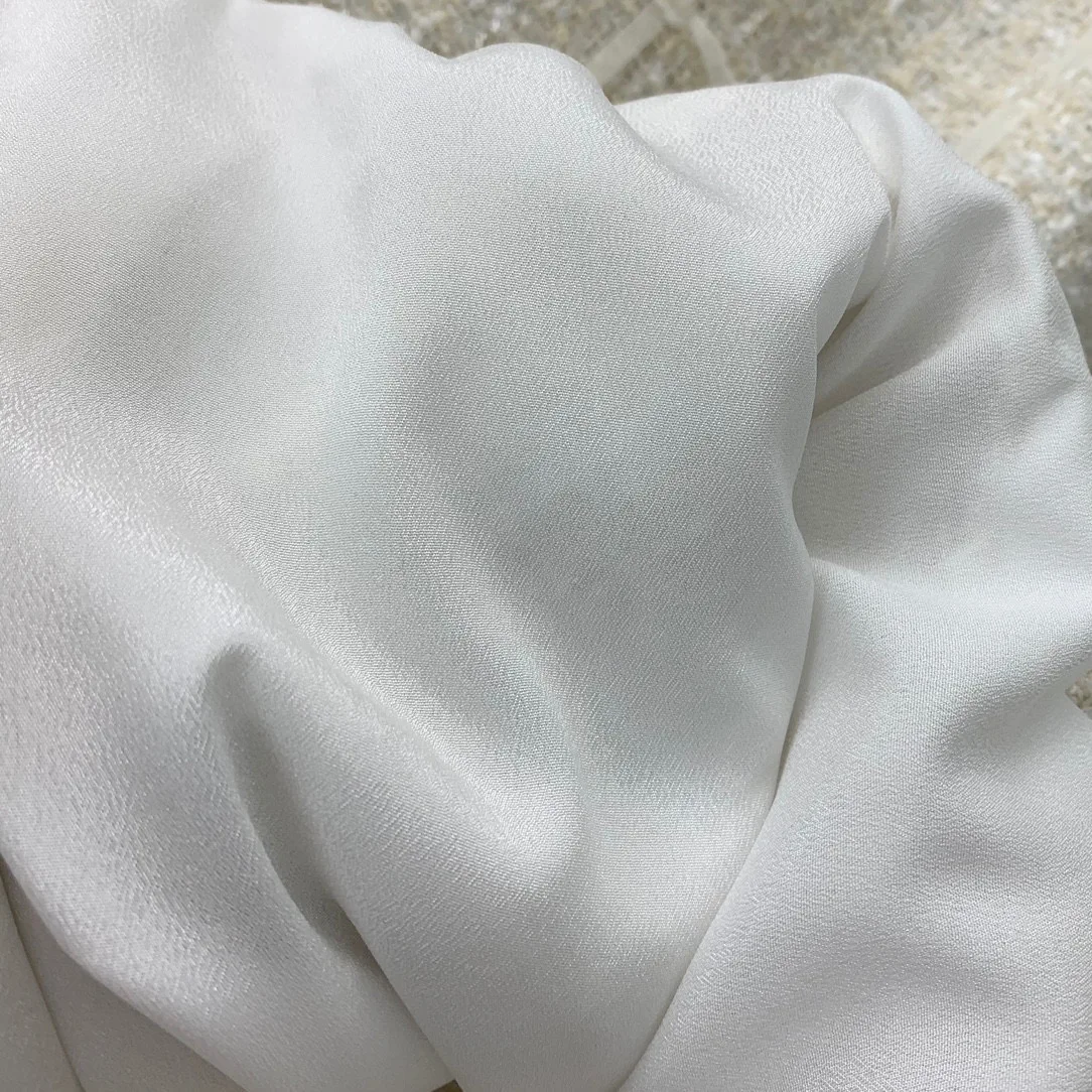 

High-quality new women's fashion high-quality fashion long-sleeved lapel solid color tweed woven heavy chain coat