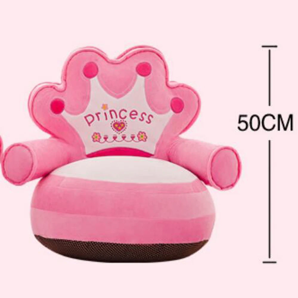 

Children Sofa Cover No Filling Kid Furniture Cartoon Princess Girl Baby Folding Seat Recliner Boy Single Lazy Sofa Bean Bed Bags