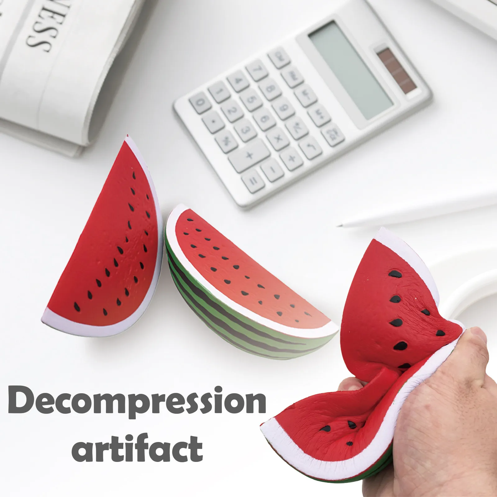 1 шт. Гигантский Большой Мягкий арбуз сжимаемые игрушки медленно