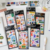 korean ins cartoon jelly bear cute stickers children fun kawaii paster stationery mobile phone diy decorative sticker waterproof