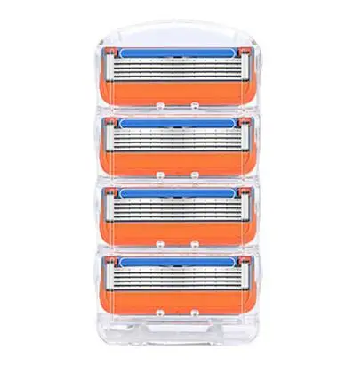 Бритвенные Лезвия для мужчин 4 шт./лот лезвия ухода за лицом кассета бритья с 5