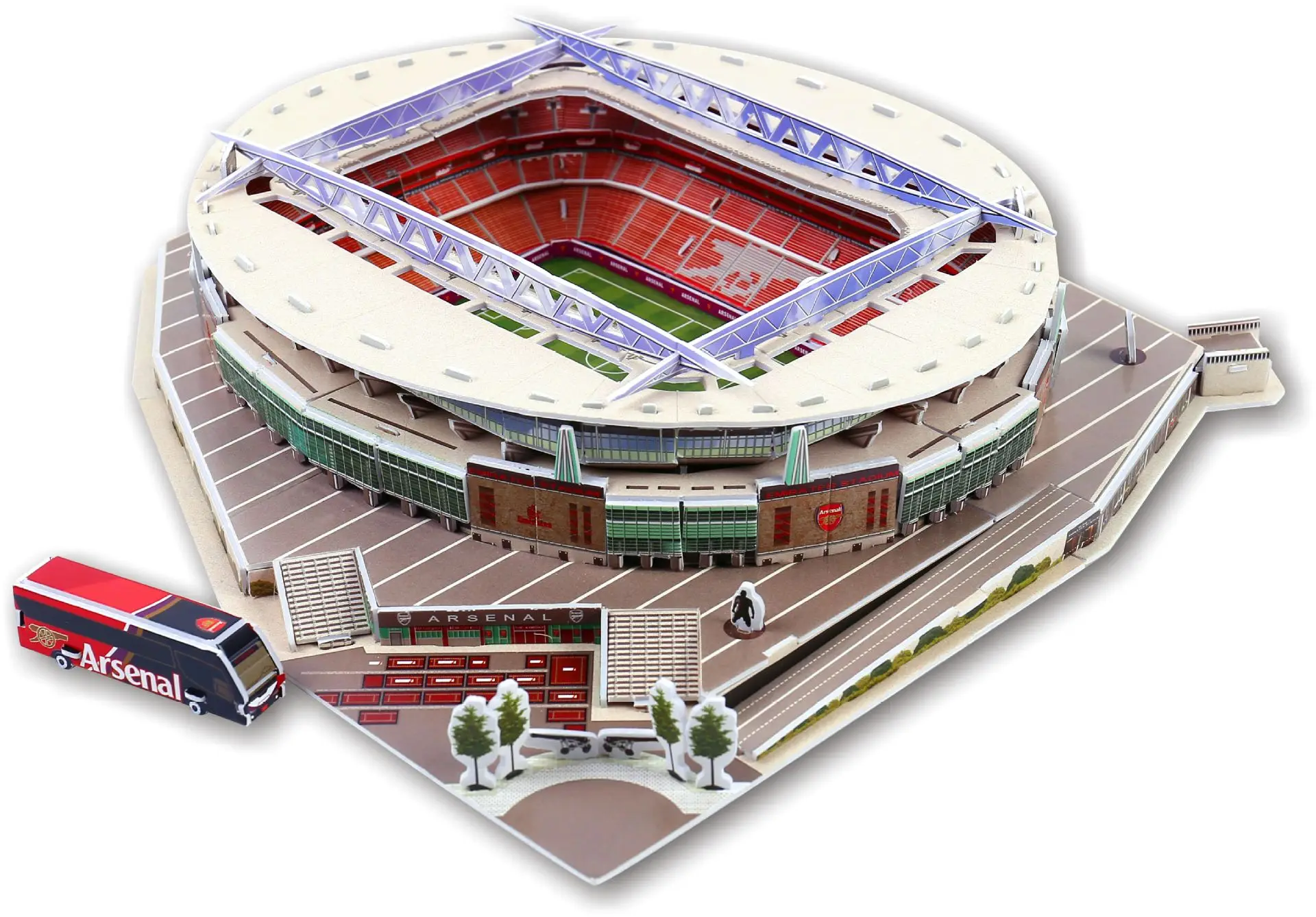

Classic Jigsaw DIY 3D Puzzle World Football Stadium European Soccer Playground Assembled Building Model Puzzle Toys for Children