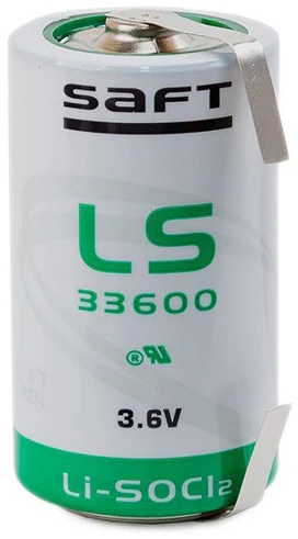 Батарейка SAFT LS33600 CNR Li SOCl2 батарея типоразмера D 3.6 В 17 Ач радиальные ленточные