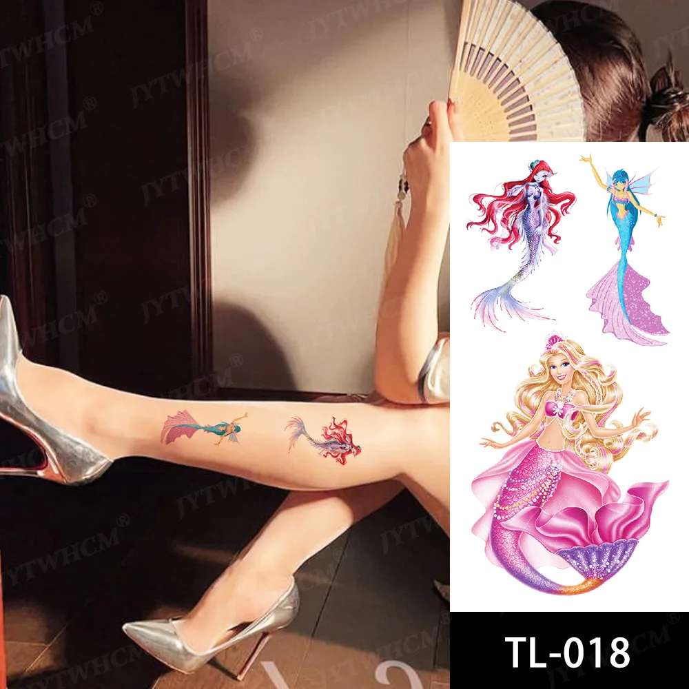 Водонепроницаемая искусственная Бабочка Русалка эльф Сказочный комикс персонаж