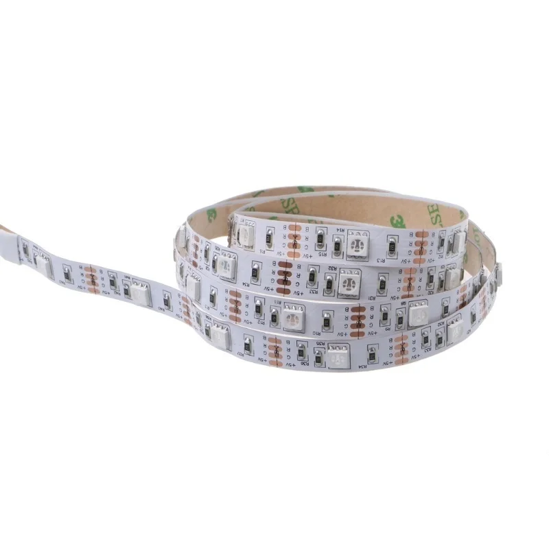 USB питание DC5V светодиодный светильник радужной полосы 30 светодиодный s/m 5050 RGB водонепроницаемая лента для ТВ фоновый светильник ing с пультом дистанционного управления