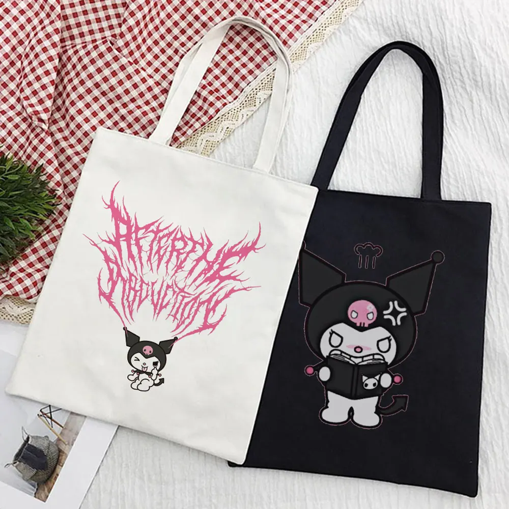 

2021 Summer Y2k Street Cartoon Print Vogue Women Bag Large-capacity Canvas Ins College Cute Harajuku Female Shoulder Canvas Bags