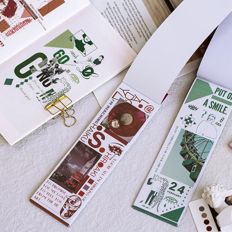 15 листов/набор винтажных стикеров INS Style Bullet Journal Stickers Скрапбукинг молочный аблум