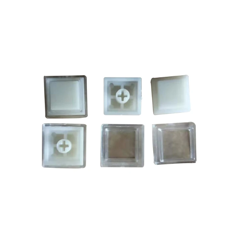 

Custom Keycaps 10pcs ABS Transparent Double-Layer Key Cover with Removable Protection Shell for Mechanical Keyboard DIY