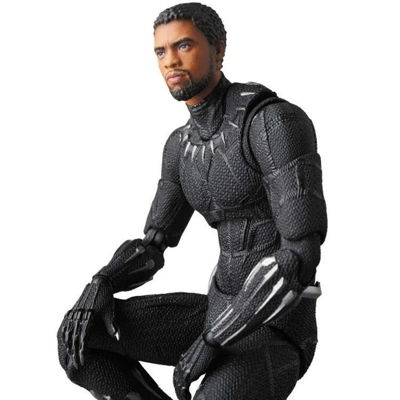 Mafex 091 Marvel Мстители Черная пантера шарнирная ПВХ коллекционные шарниры подвижная