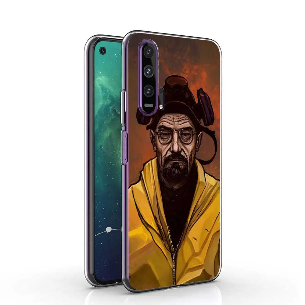 

Heisenberg Breaking Bad Silicone Phone Case for Huawei Honor 9S 9C 9A 8A 8S 8X 9X 10 Lite 20 Pro 30S Play Back Cover Coque