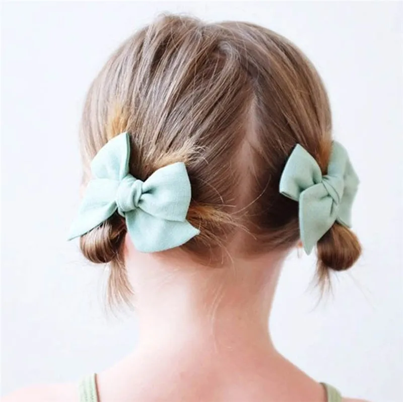 

2Pcs Teens Baby Girls Floral Big Hair Bows Knot Hair Clips Girls Kids Toddler Cotton Headband Alligator Clip Grosgrain Sets