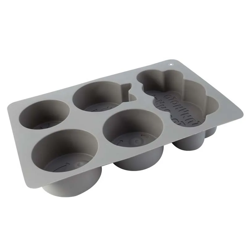 Творческий мультфильм смайлик большая силиконовая форма для выпечки DIY десерт