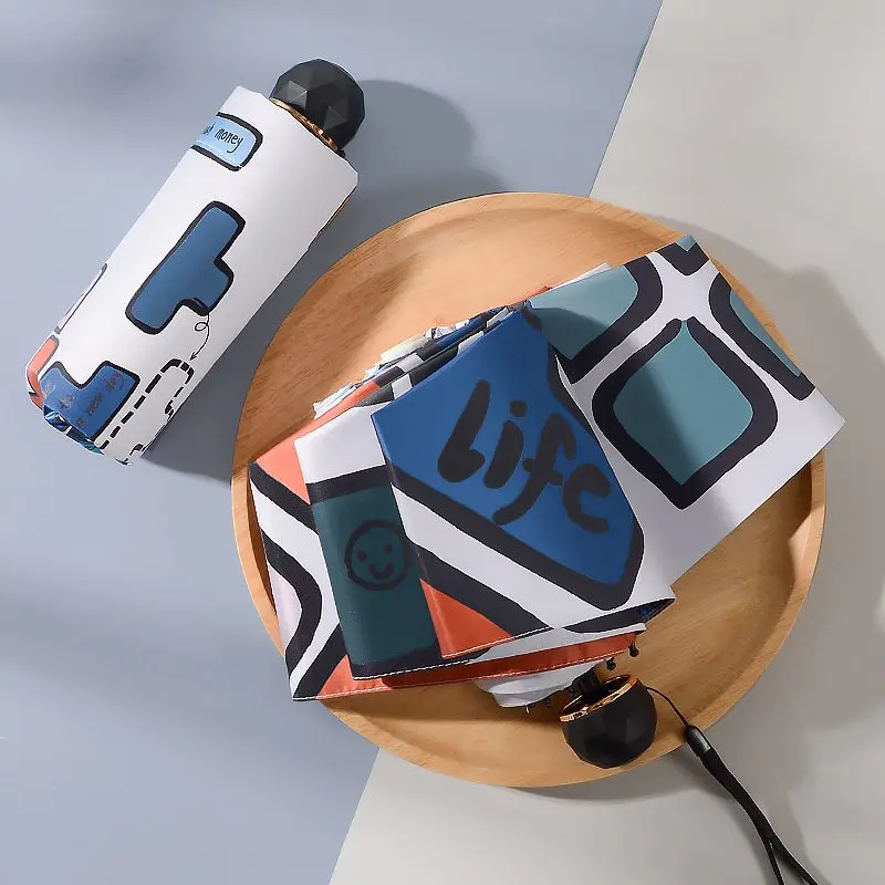 

Новый автоматический зонт для Тетрис, ветрозащитные складные зонтики для женщин и девушек