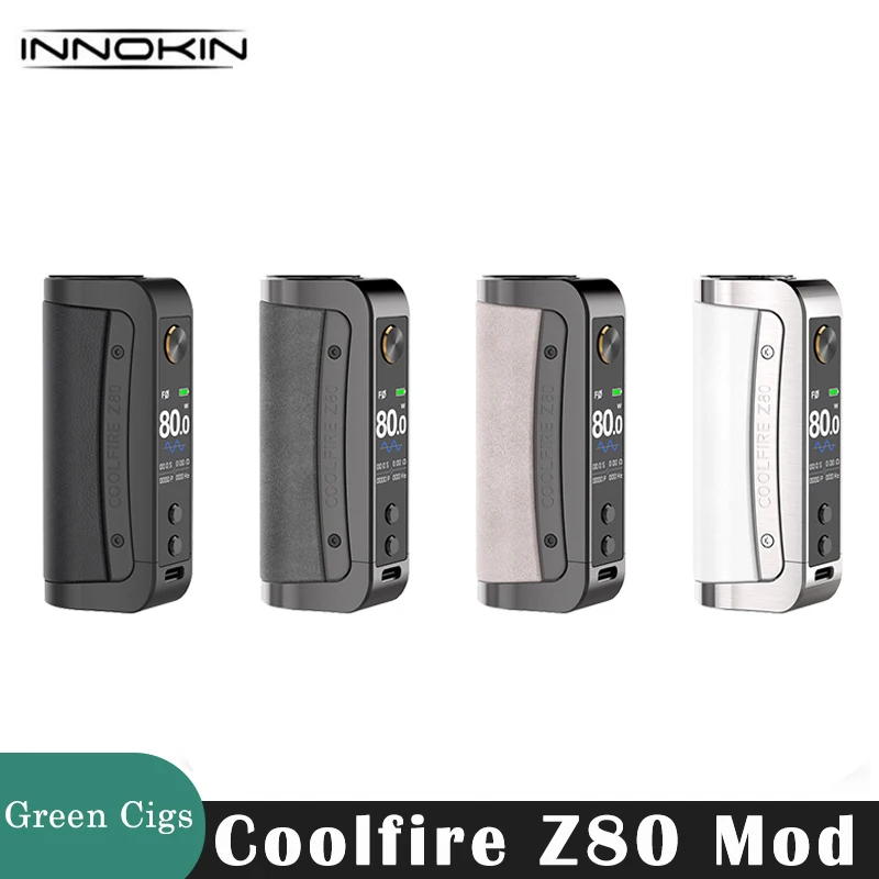 Оригинальный мод Innokin Coolfire Z80 80 Вт боксмод вейп с аккумулятором типа C 18650 резьба 510