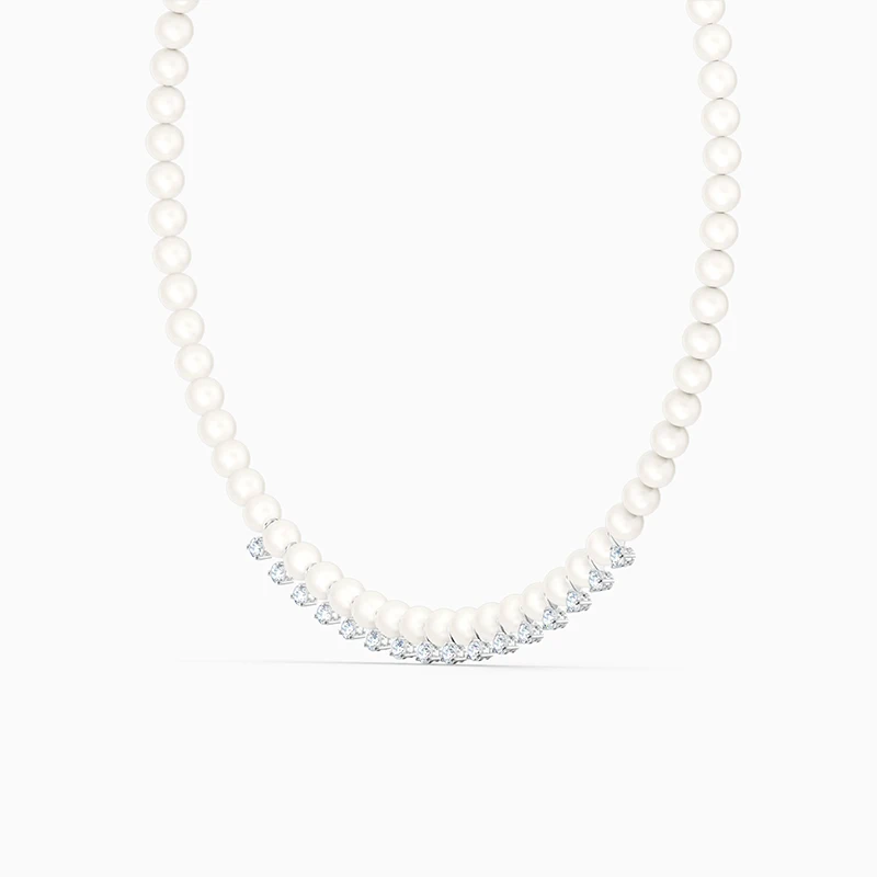 

2020 Fashion Jewelry SWA New TREASURE PEARLS Necklace Charming Crystal Pearl Decoration Women's All-match Romantic Gift