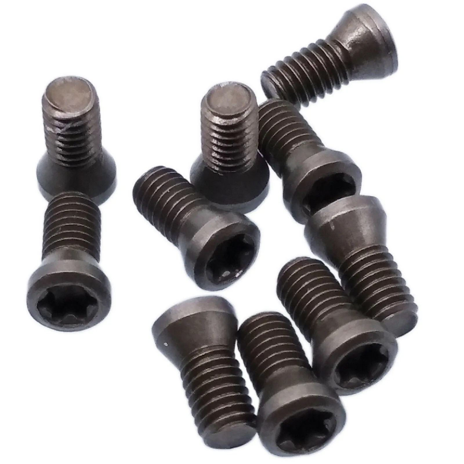 

10pcs Hexagon Black Torx Screw CNC Carbide Inserts Equipment For Replaces