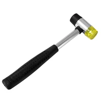 lmdz 22cm double faced soft mallet rubber and nylon faced hammer mallet for home improvement glazing window beads tool hand tool