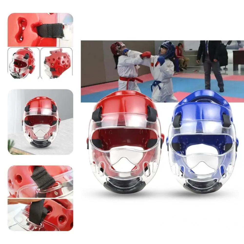 

Useful Efficient Protection Taekwondo Helmet Face Headgear Multi-purpose Sweat Resistant