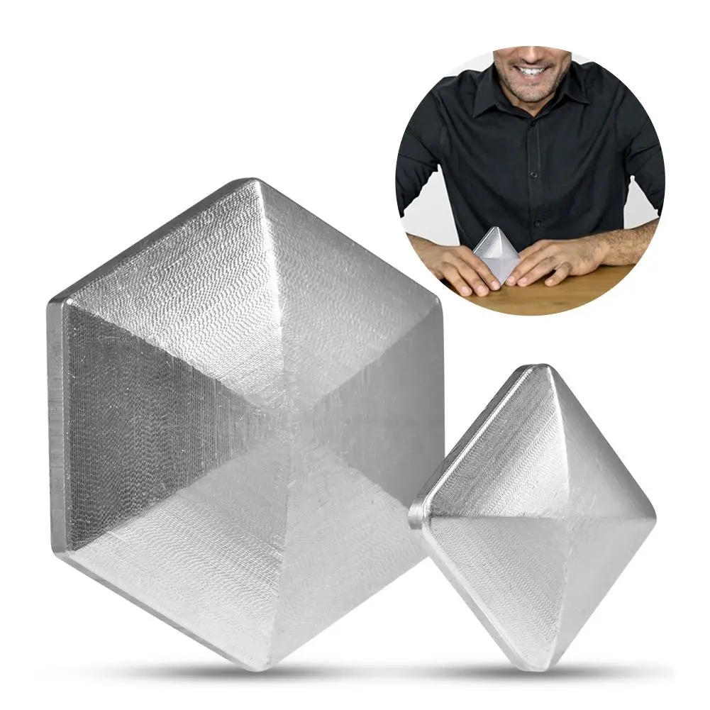 

Мини-Магия металла квадратный шестигранник для рабочего стола, игрушка для снятия стресса, ручной вращение пальцами игрушки квадратный алм...