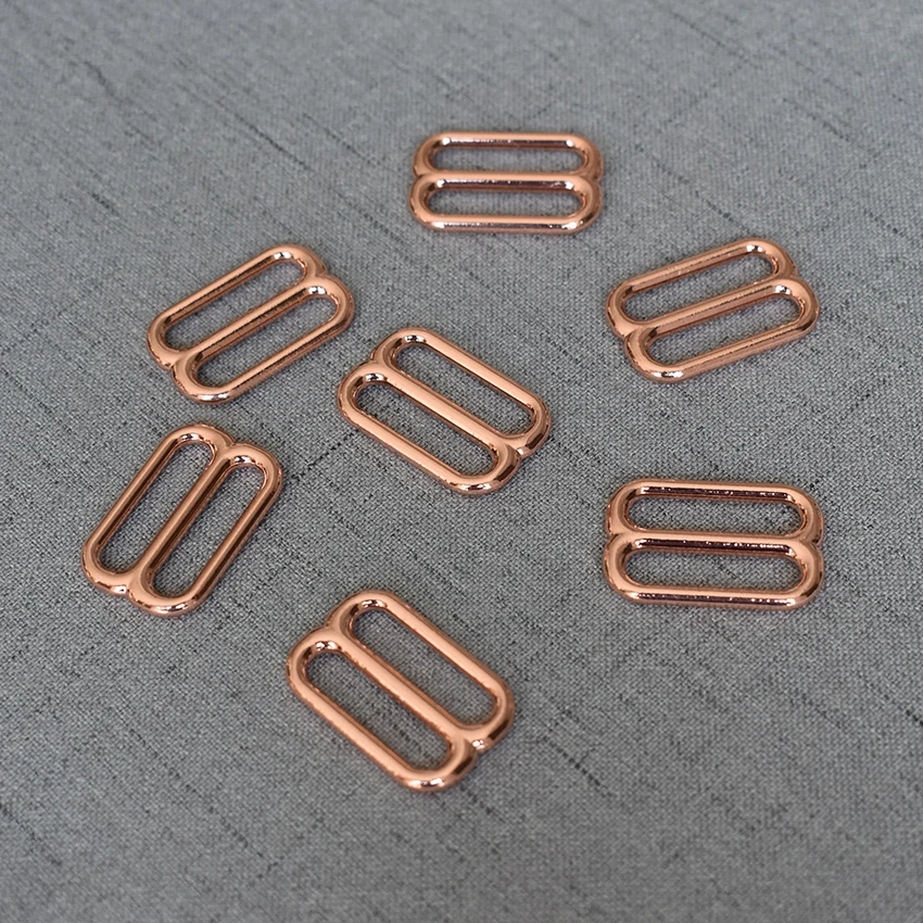 

Rose Gold 25mm Metal Buckle for Bag Backpack Webbing Straps Slider Tri Glide Adjust Clasps DIY Crafts Accessories 25BXK-M