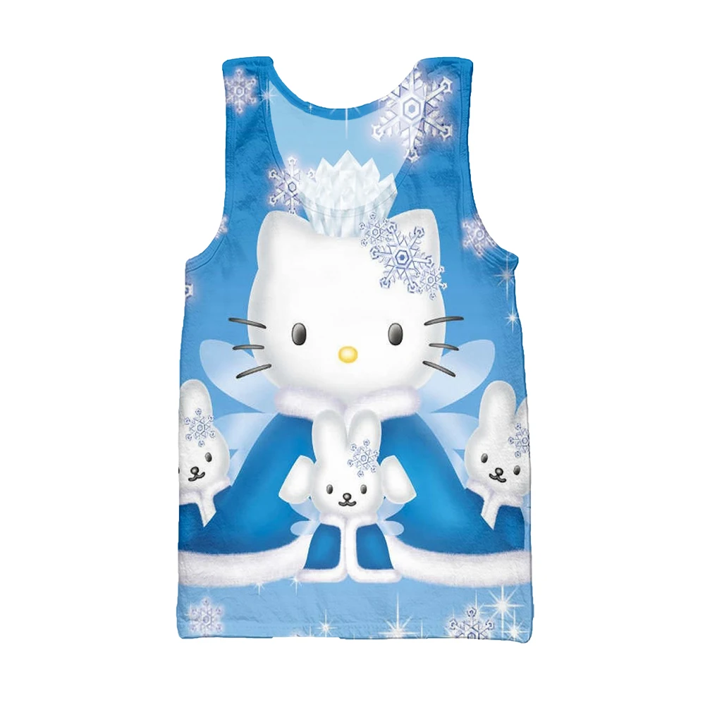 5 Новинка, комплект с 3D принтом «hello kitty», толстовка с капюшоном «hello kitty», длинный рукав, короткий рукав, штаны, мужская и женская Повседневная Толстовка - Цвет: 5