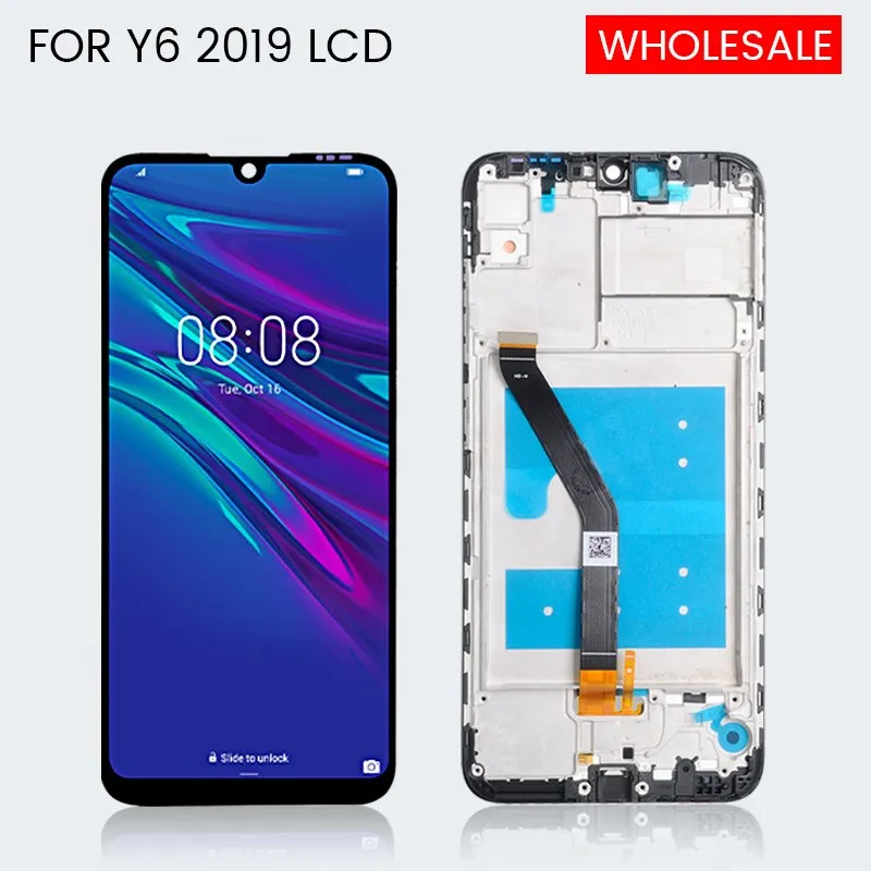 

Бесплатная доставка Для Huawei Y6 2019 LCD Y6S 2019 сенсорный экран дигитайзер в сборе для Honor 8A дисплей с рамкой запасные части