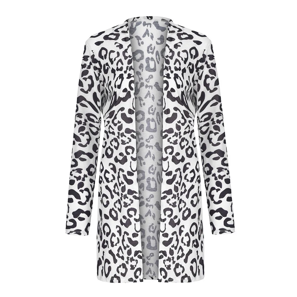 Женская теплая куртка с леопардовым принтом винтажная верхняя одежда свободного