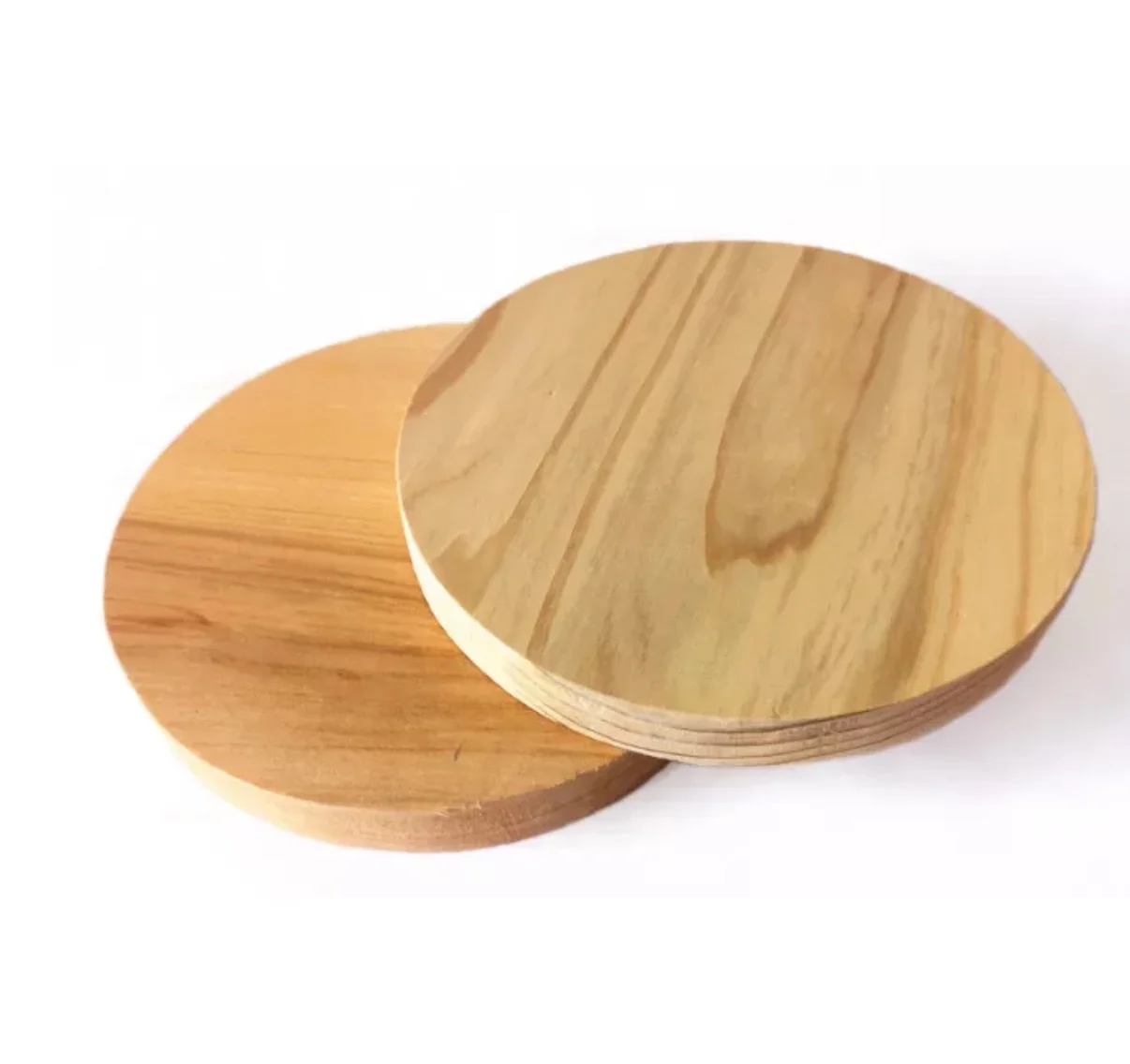 

8pcs Diameter：80mm Thickness :15mm Solid Wood Round Block Circular Wood Board Model Wood Diy Profiled