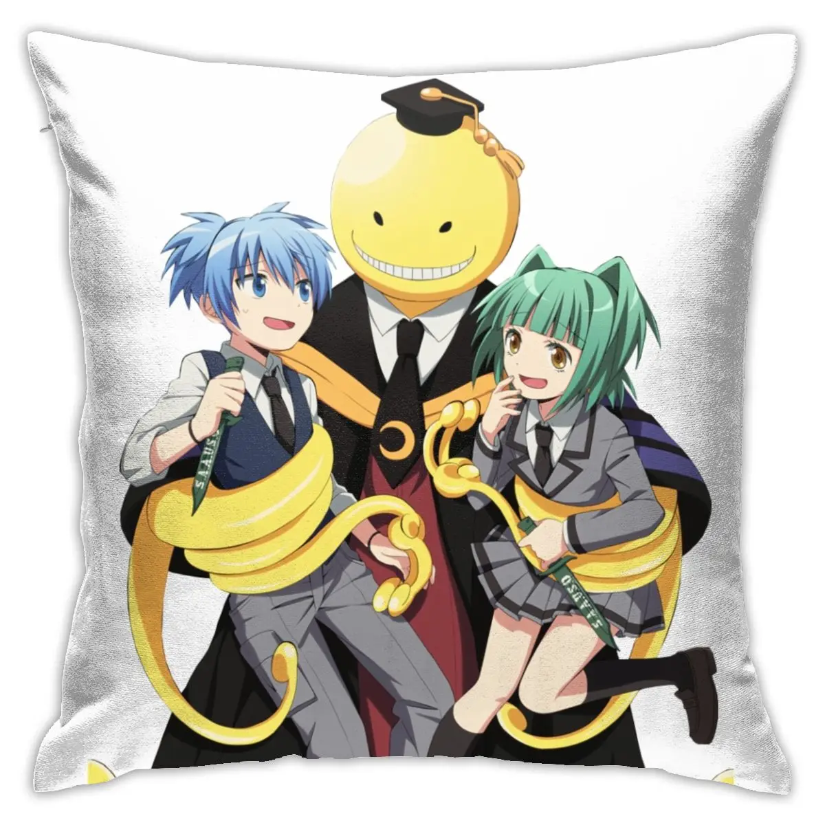 

Assassination Classroom Pillow cases On Cushions Decorative Cushion Cover For Cushion Anime Custom Pillow Cushion