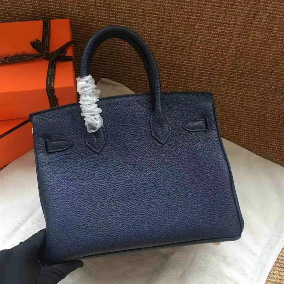 

2020 New 100% Genuine leather handbag Luxury design First layer cowhide Stylish pebbled platinum bag Ladies handbag shoulder bag