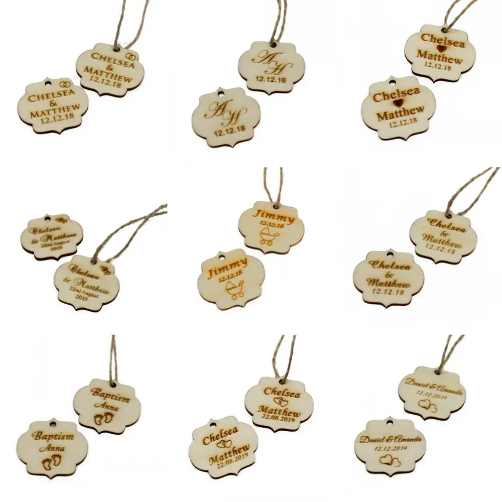 20 шт. деревянные украшения для свадебного стола Любовь облако | Дом и сад