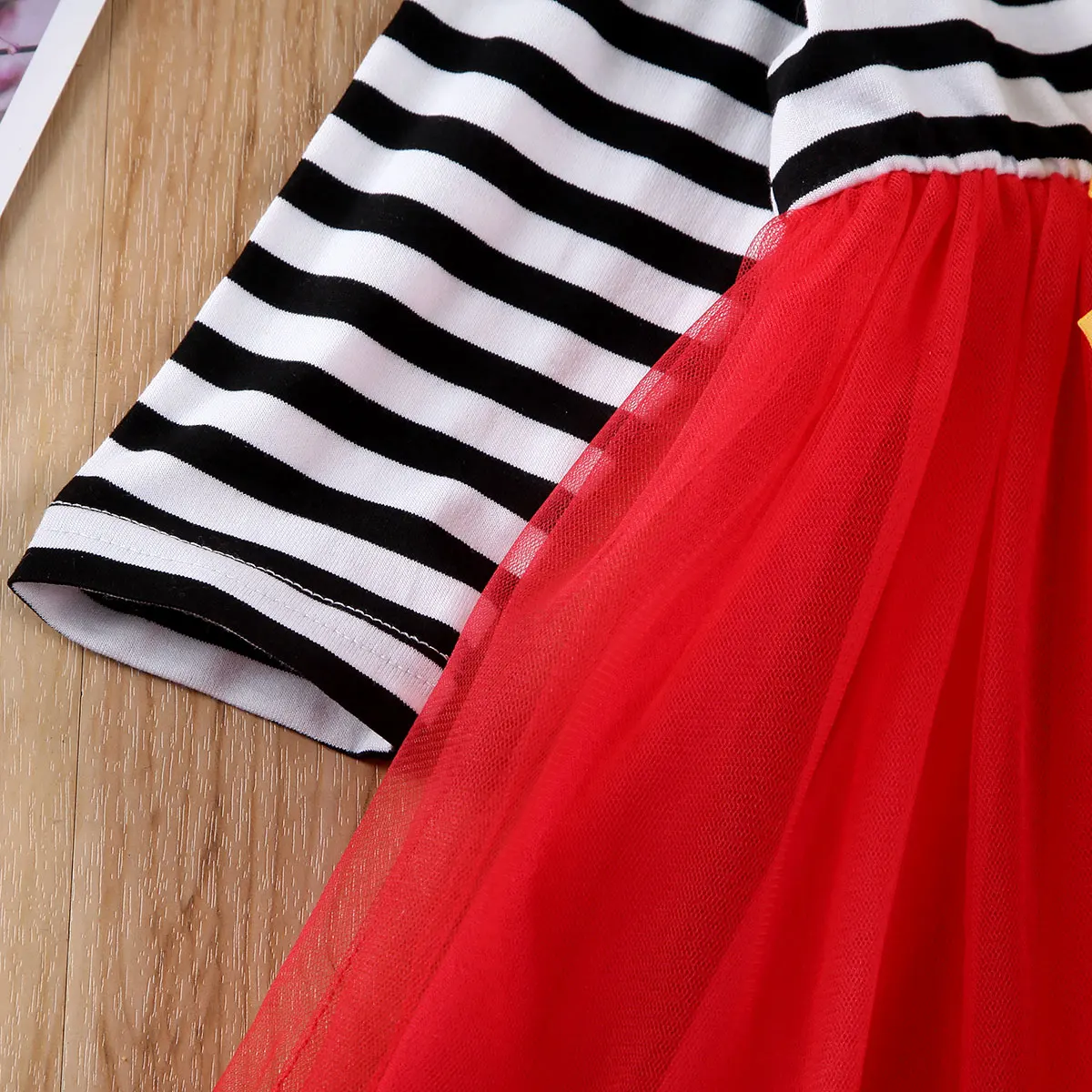 Новое нарядное детское платье с рюшами для девочек на День святого Валентина