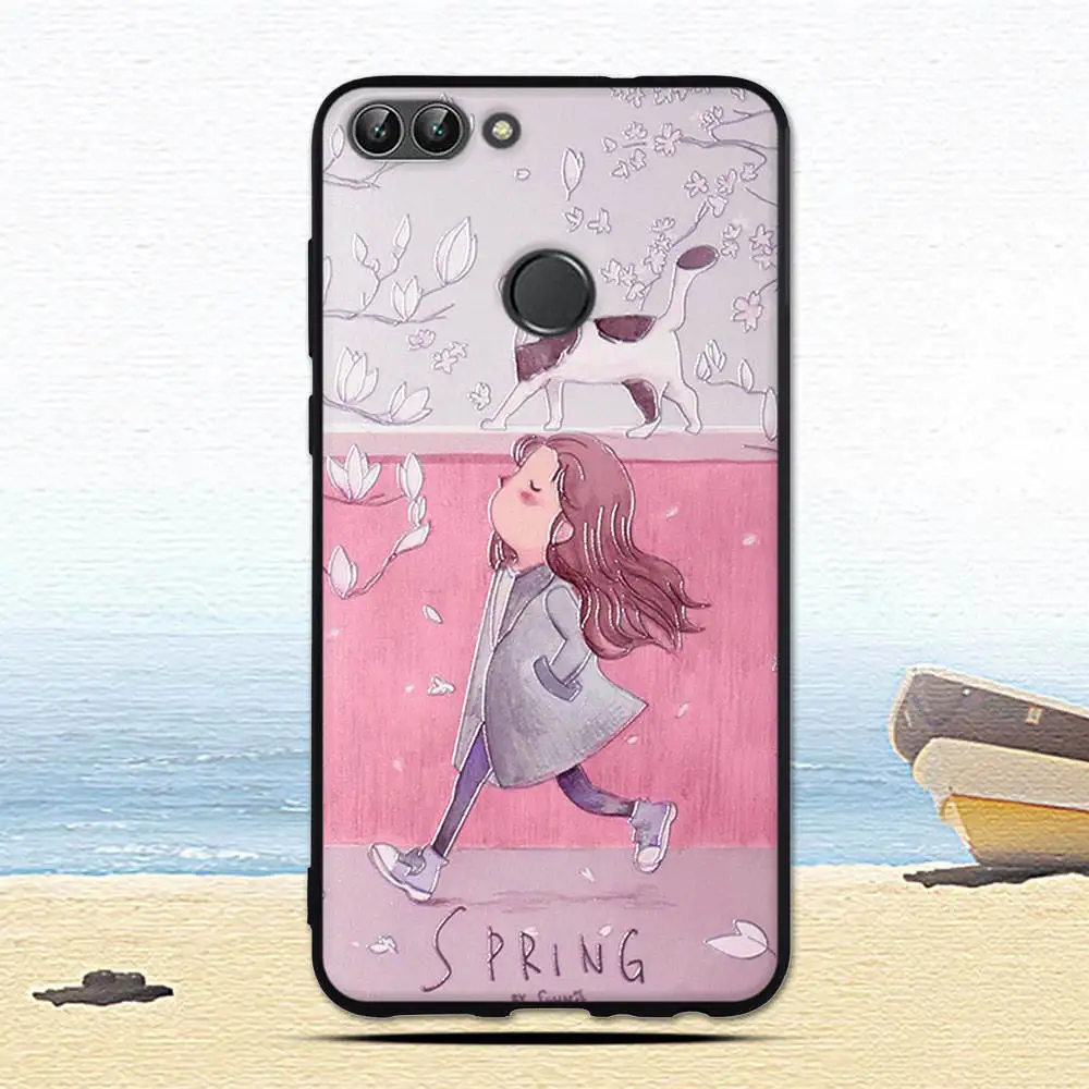 

for Huawei P Smart TPU Case for Huawei Enjoy 7S Back Cover For Huawei Enjoy7s Soft Silicone Shells For Huawei PSmart FIG-LX1 Bag