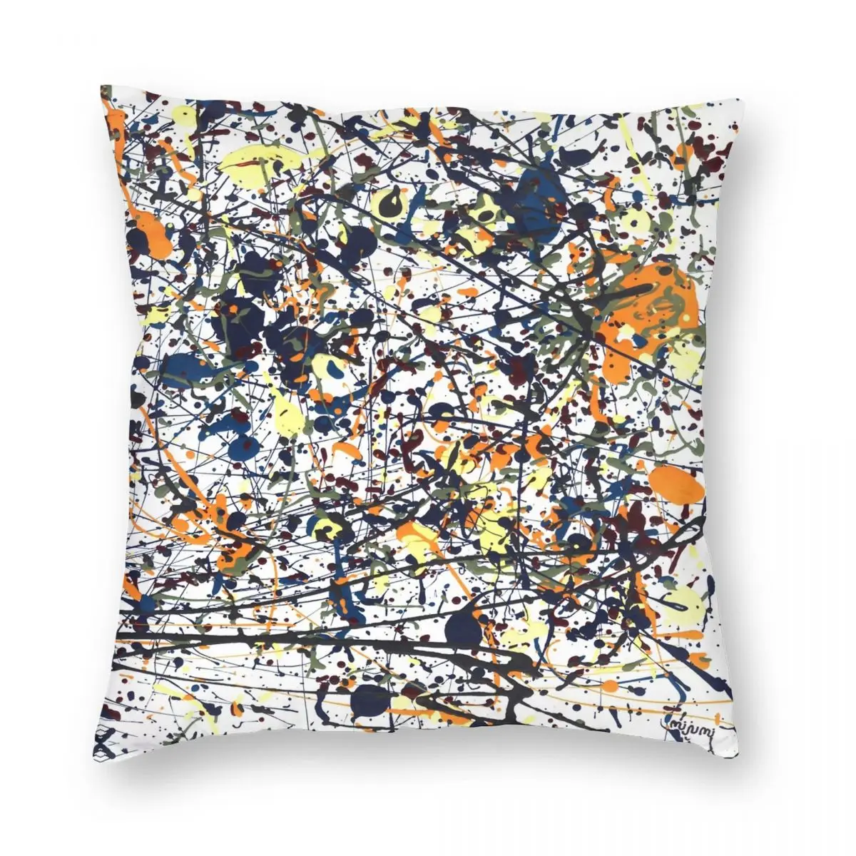 

Mijumi Pollock чехол для подушки из полиэстера и льна с бархатным узором на молнии, декоративный чехол для подушки, чехол для автомобильной подушки