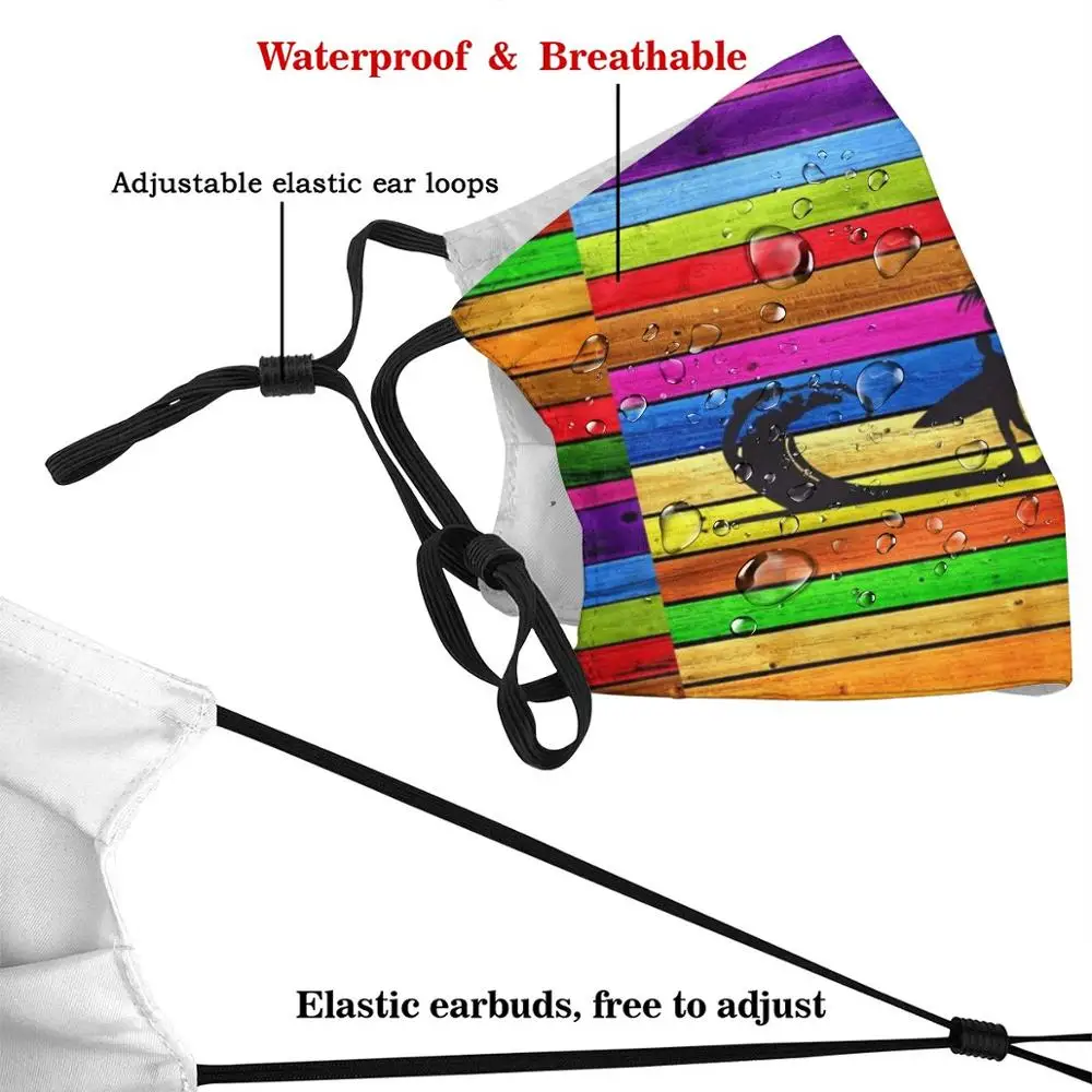 Маска для серфинга с большими волнами взрослых и детей Пылезащитный фильтр