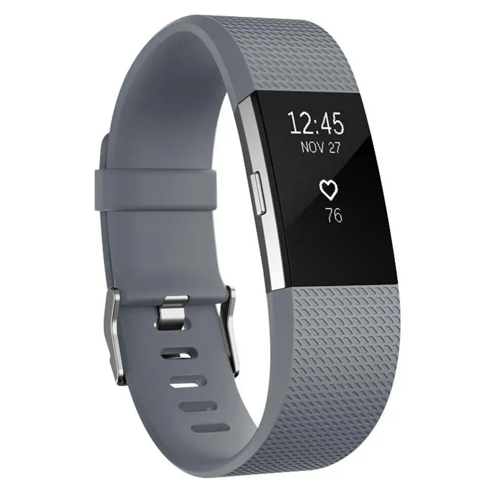 Серый Ремешок для FitBit Charge 2 ремень запасной браслет ремешок для браслета FitBit Charge 2 аксессуары браслет для FitBit Charge 2 - Цвет: Серый