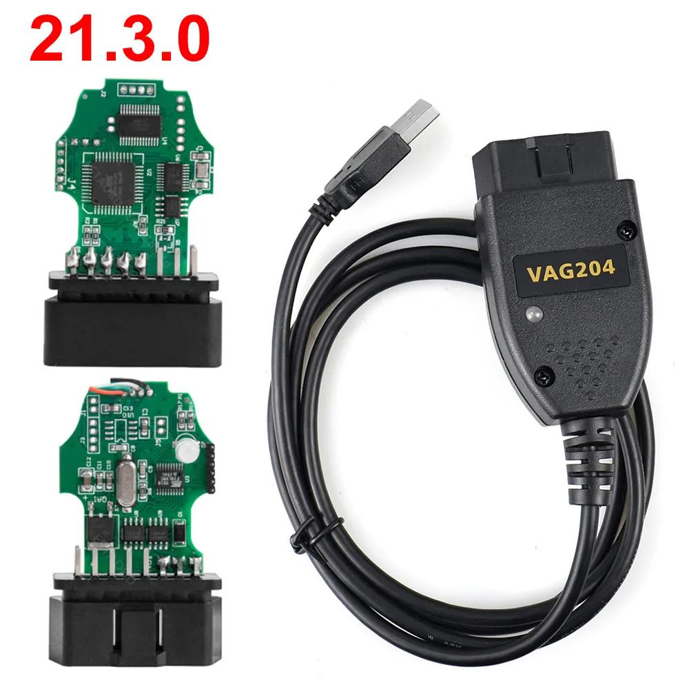Автомобильный диагностический инструмент Vag com 20.4.2 OBD2 vagcom v21.3.0 для vag Франция и