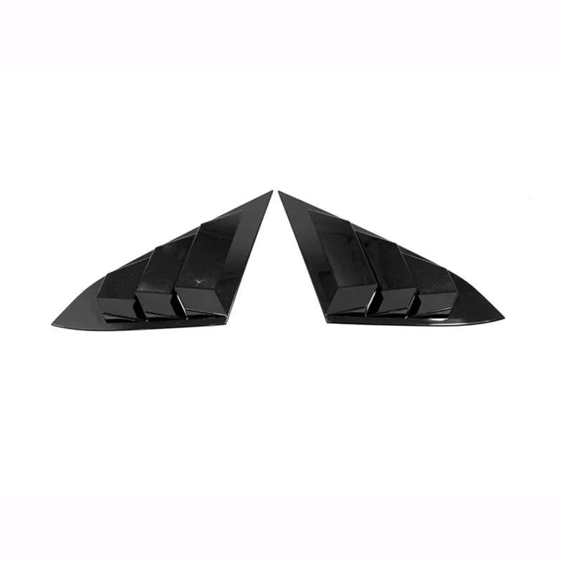 

2016 to 2019 For Honda Civic 10th Gen 4dr Sedan Rear Window Triangle Shutter trim cover-ABS Carbon fibre Car styling accessories