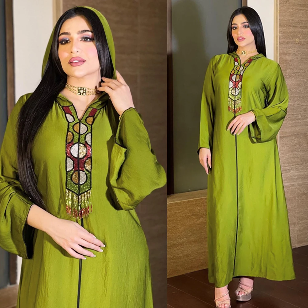 

Eid Robe Long Djelaba Femme Musulman Дубай Abaya Турция Ислам Мусульманское Платье африканские платья для женщин Caftan Marocain De вечерree