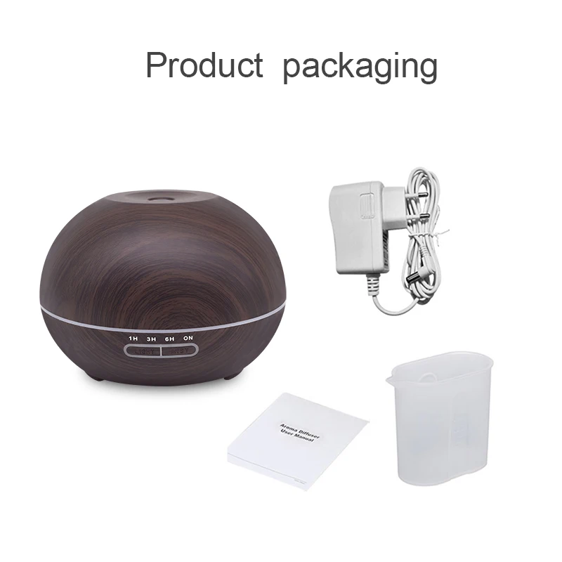 Ультразвуковой увлажнитель воздуха 400 мл аромадиффузор для эфирных масел с