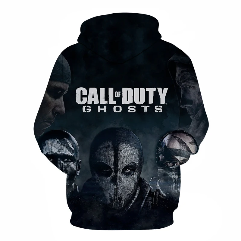 Вызов Duty Ghosts мужская повседневная толстовка с капюшоном Летающая стрельба игра уличная мода длинные толстовки Топы РАСПРОДАЖА Спортивные костюмы мужская одежда