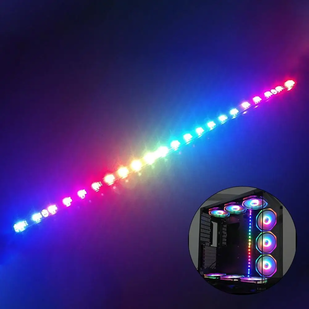 

Гибкий Магнитный белый/теплый белый/RGB красочный светодиодный светильник полосы компьютер чехол украшения лампа