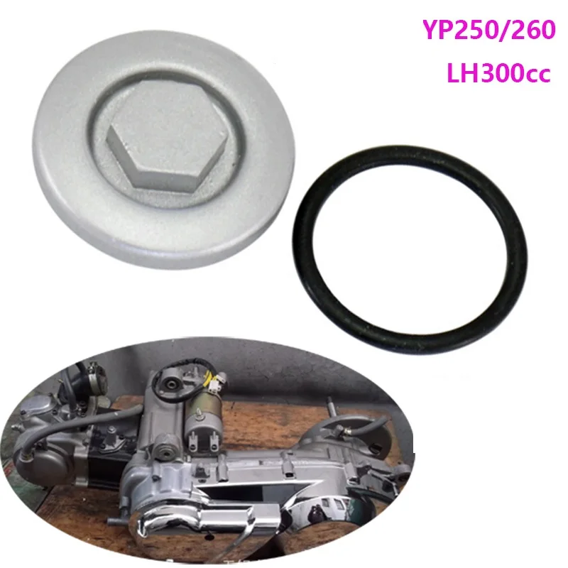 Винт сливного масляного уплотнения двигателя YP250 для Majestey yp260 LH300 feishen FD300 300cc 250cc