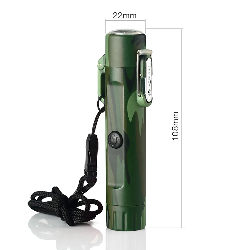 Многофункциональная зажигалка с USB-зарядкой уличная ветрозащитная