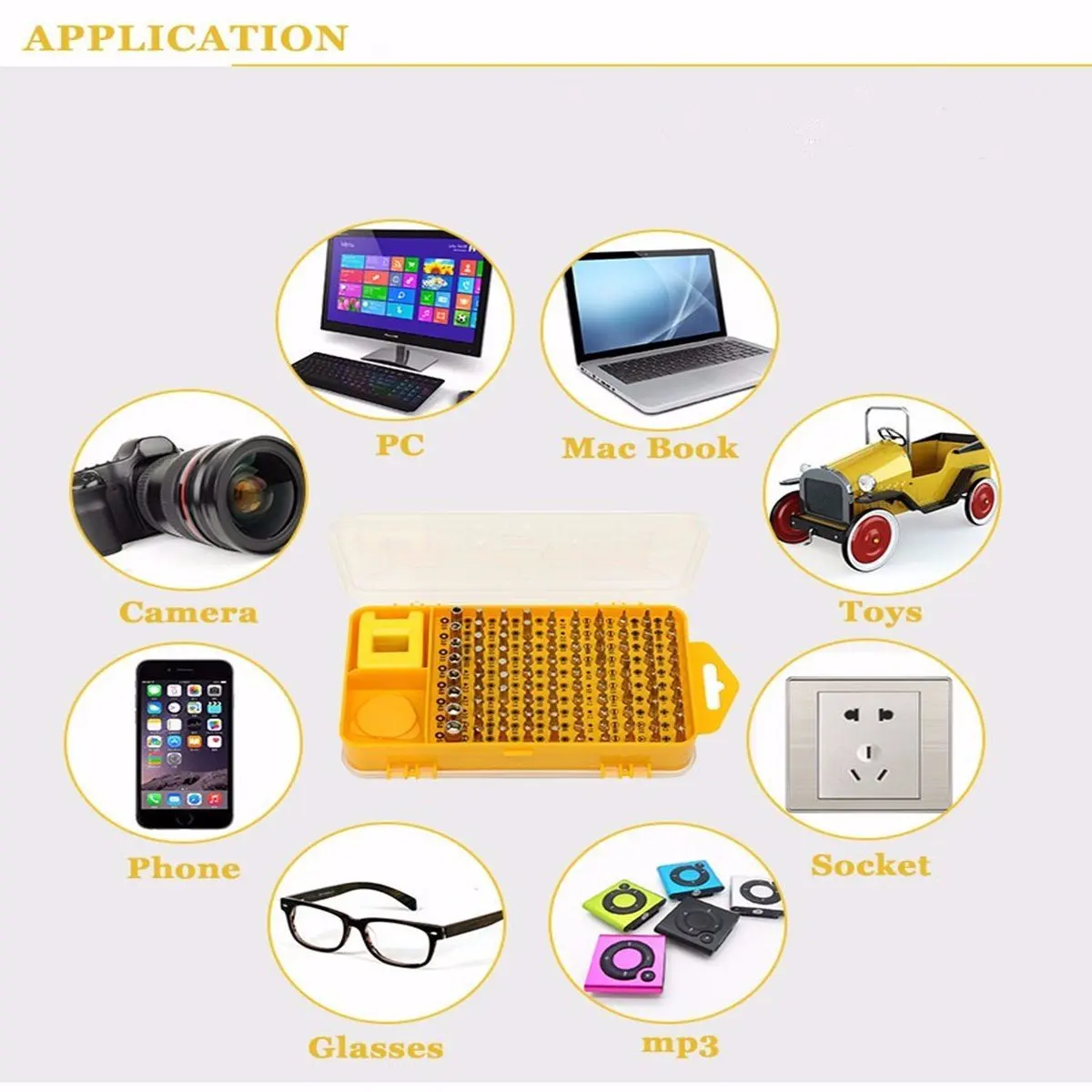 

108 In 1 Screwdriver Sets Multi-function Computer Repair Tools Essential Tools Digital Mobile Phone Repair P20