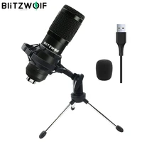 blitzwolf bw cm usb 48khz24bit condenser recording microphone pc computer laptop recording professional condenser microphones